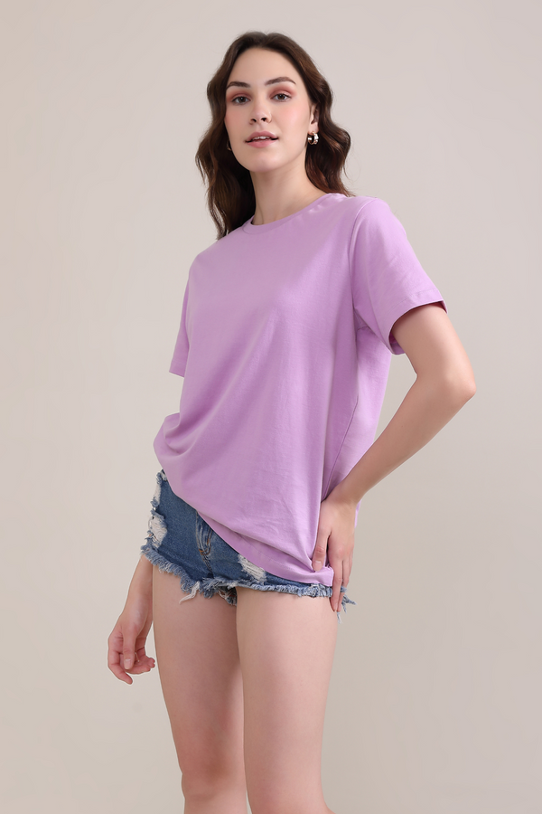 Lavender -Women Short sleeve t-shirt