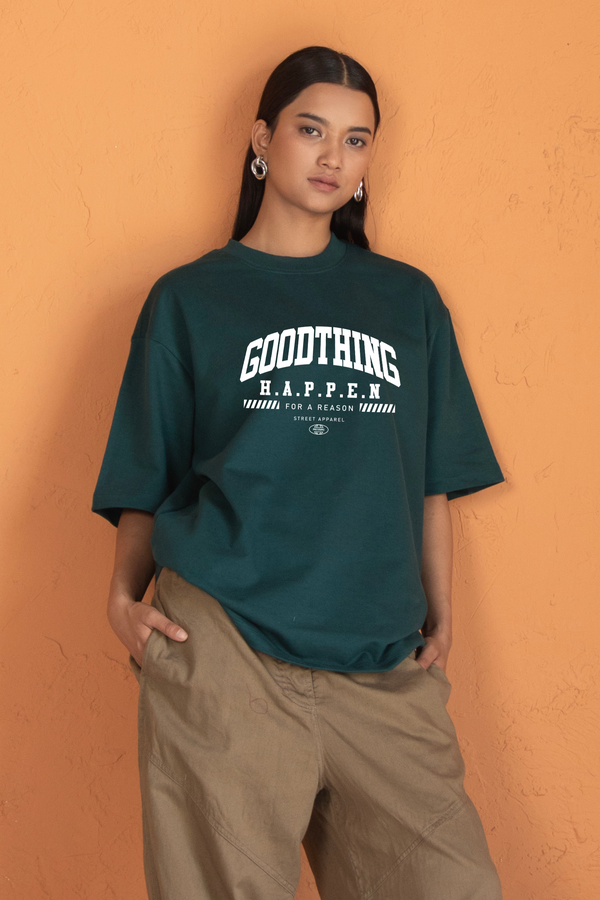 GoodThing Happen- Oversized T-Shirt