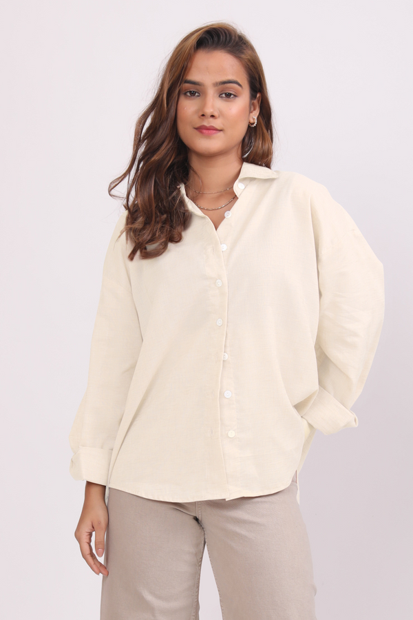 Lily White Oversized Shirt