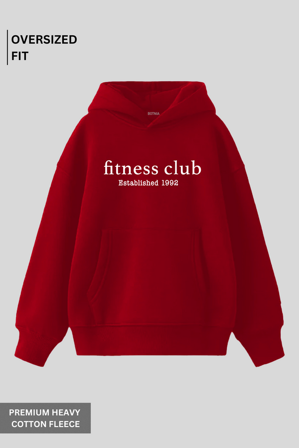 Fitness Club- Oversized Hoodie