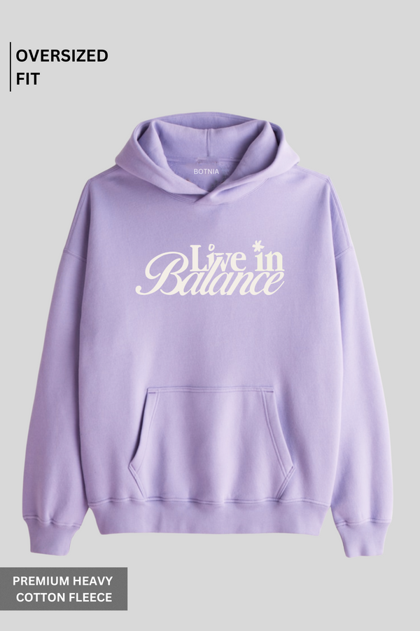 Live in Balance - Oversized Hoodie