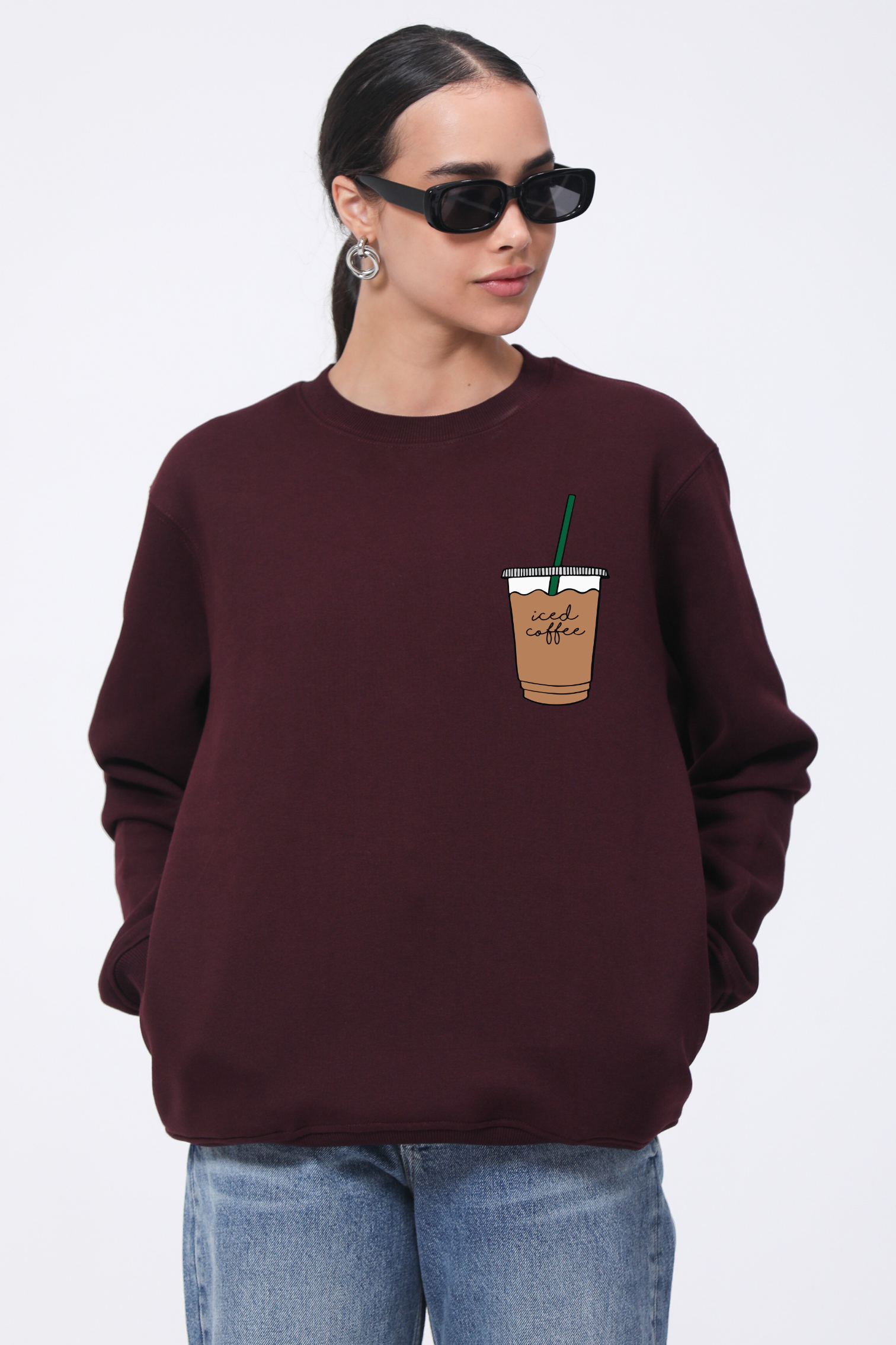 Ice coffee- Oversized Sweatshirt