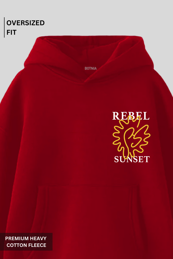 Rebel Sunset- Oversized Hoodie