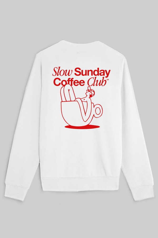 Slow Sunday Club- Oversized Sweatshirt