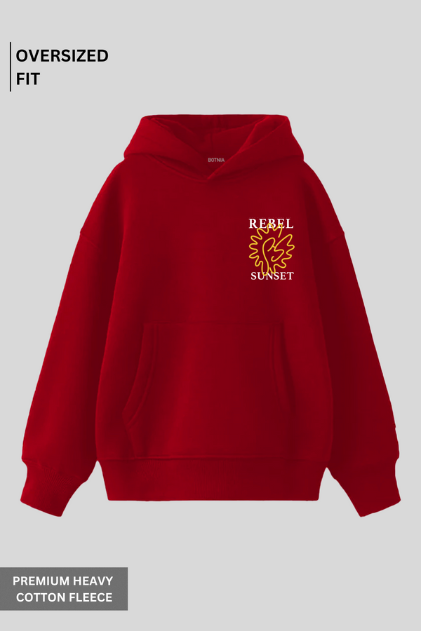 Rebel Sunset- Oversized Hoodie