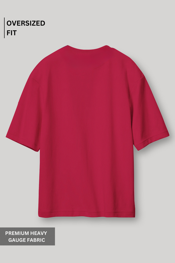 Los Angeles : Oversized T-Shirt Red