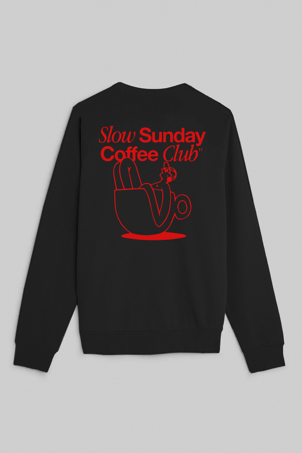 Slow Sunday Club- Oversized Sweatshirt