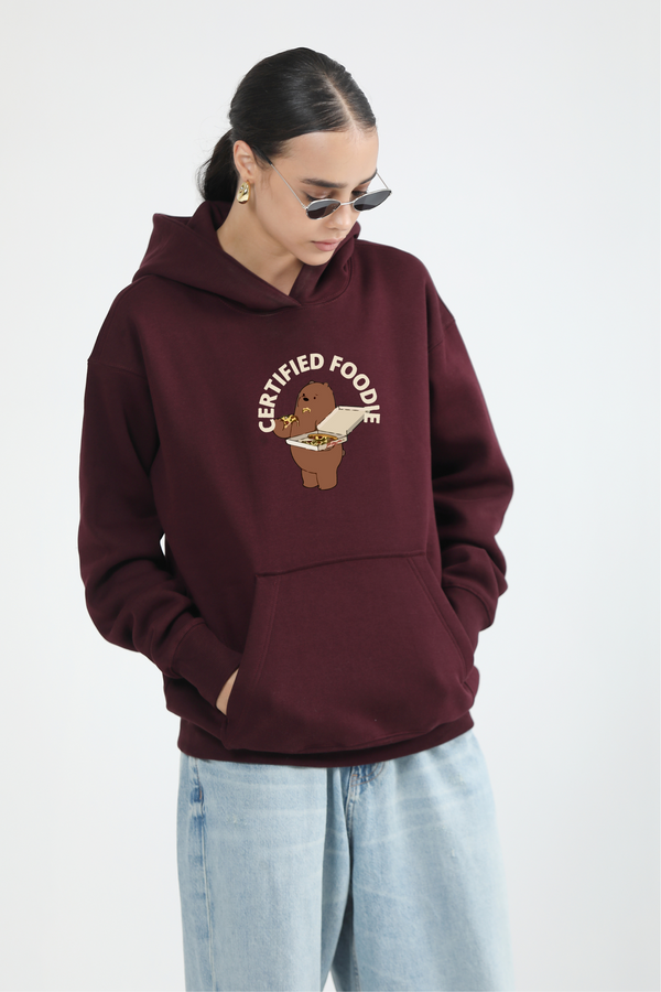 Certified Foodie-Oversized Hoodie