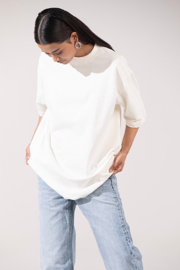 Peace White- Oversized T-Shirt