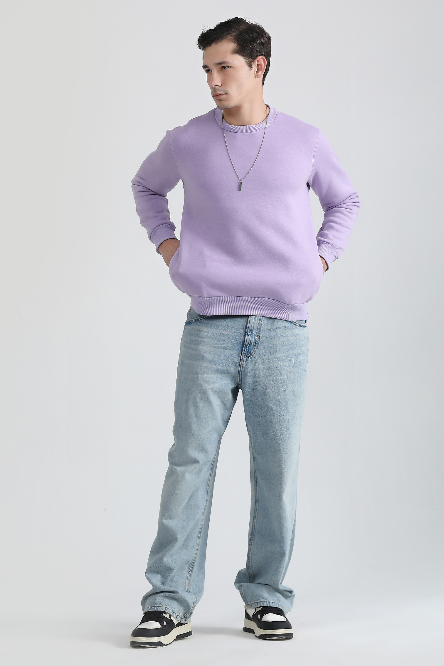 Lavender- Oversized Sweatshirt