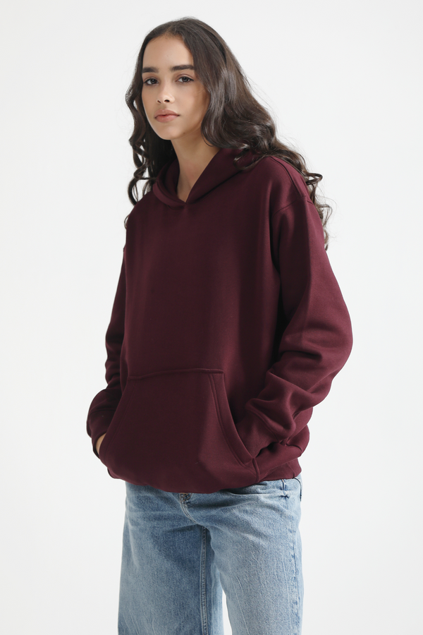 Oversized Hoodie- Wild Berry