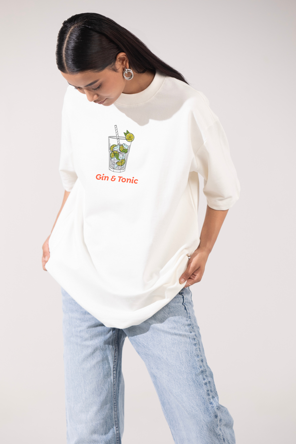 Gin&Tonic- Oversized T-Shirt