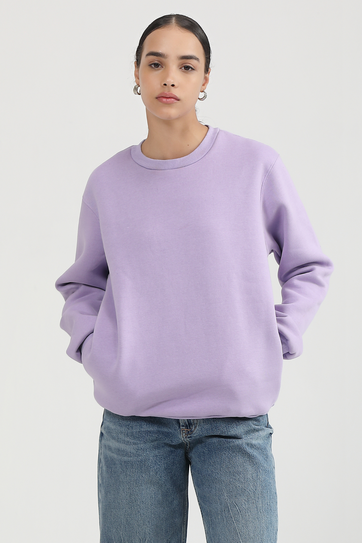 Lavender- Oversized Sweatshirt