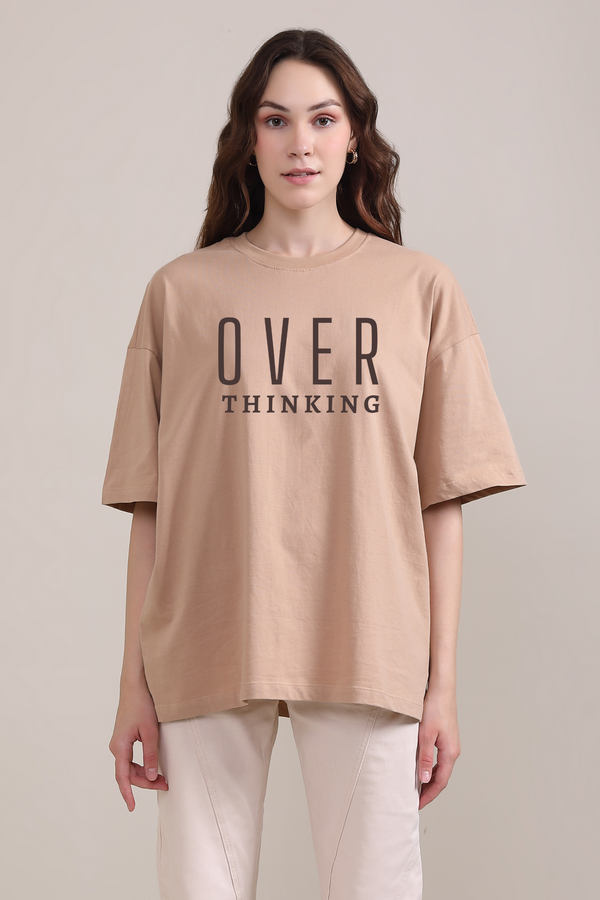 Over Thinking- Oversized t-shirt