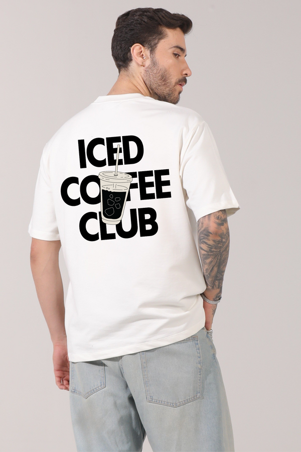 ICED COFFEE CLUB- Oversized t-shirt