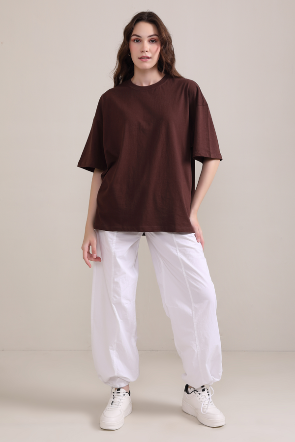 Brown- Oversized T-Shirt