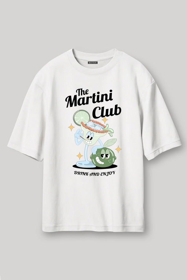 Martini Club- Oversized T-Shirt