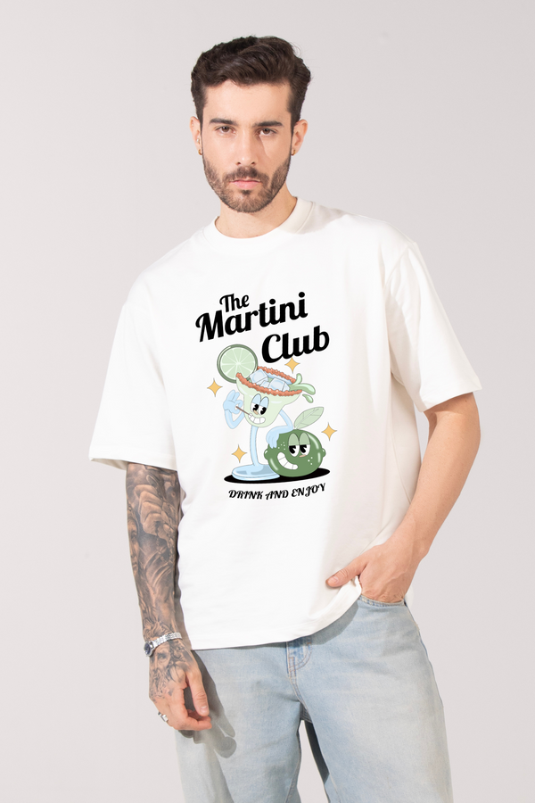 Martini Club- Oversized T-Shirt