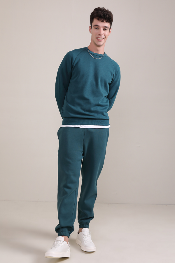 Sweatpants-Teal Blue