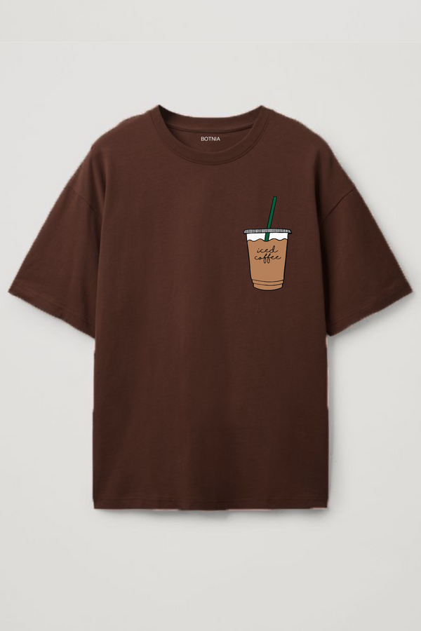 Iced Coffee- Oversized T-Shirt