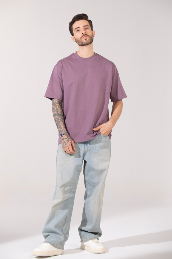 Dusty Rose- Oversized T-Shirt