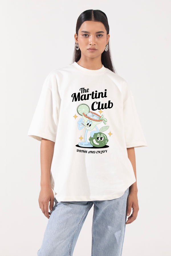 Martini Club- Oversized T-Shirt