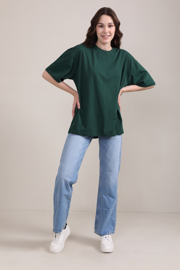 Emerald Green- Oversized t-shirt