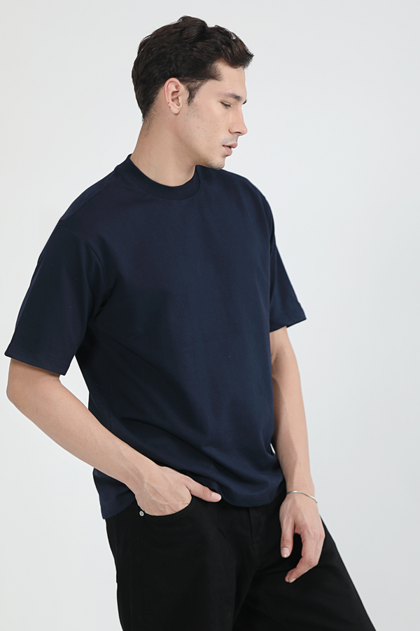 Navy- Oversized T-Shirt