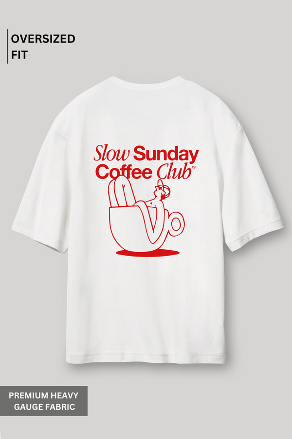 Slow Sunday Club- Oversized t-shirt