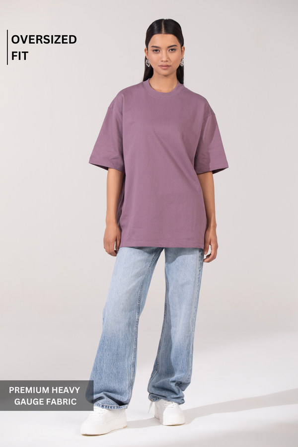 Dusty Rose- Oversized T-Shirt