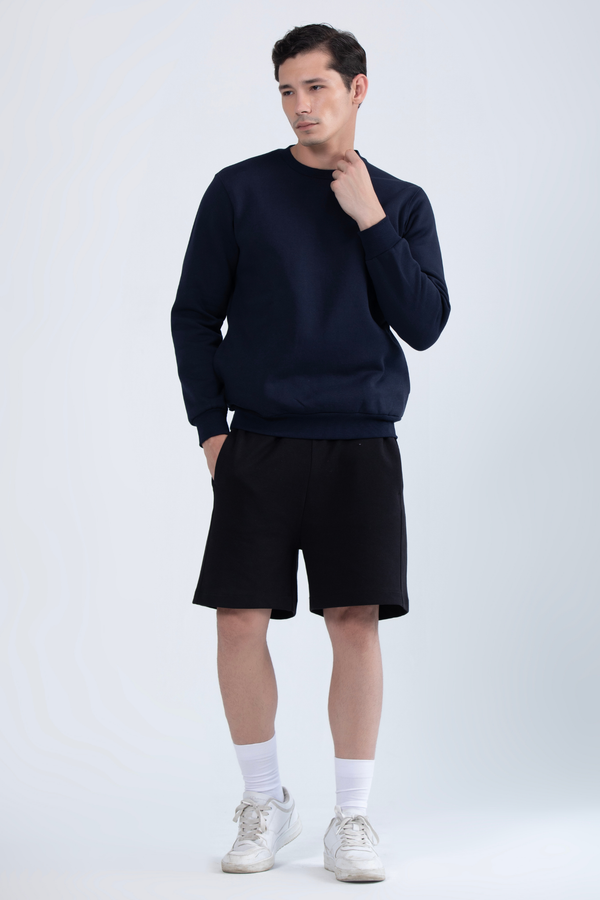 Navy- Oversized Sweatshirt