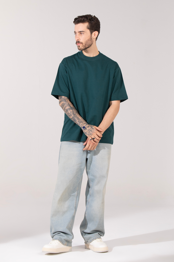 Deep Moss- Oversized T-Shirt