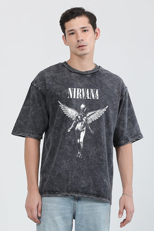 Nirvana- Acid Wash T-Shirt