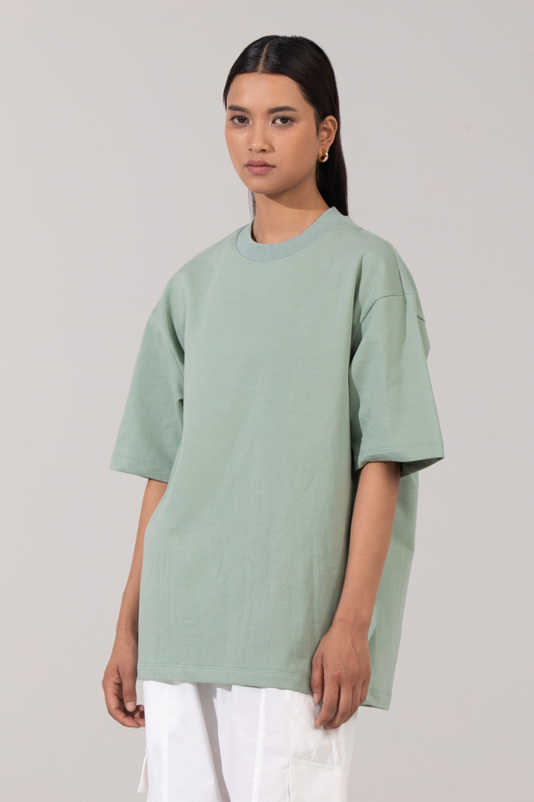 Serene Sage- Oversized T-Shirt