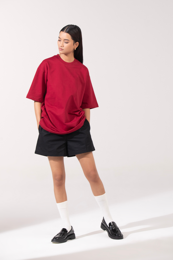 Crimson- Oversized T-Shirt