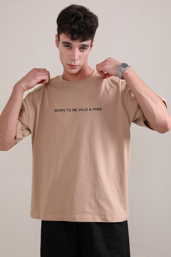 Born To Be Wild & Free- Oversized T-Shirt