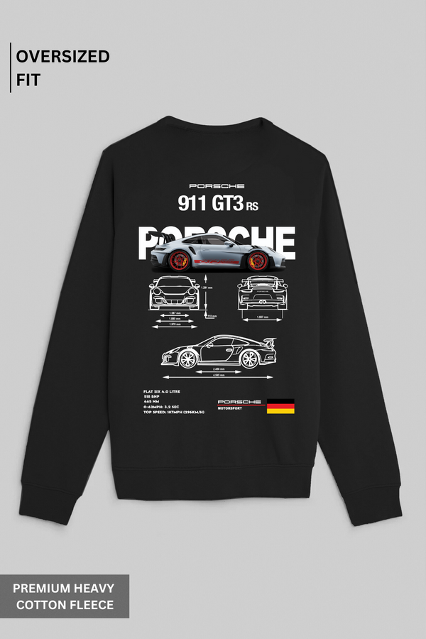 Porsche- Oversized Sweatshirt