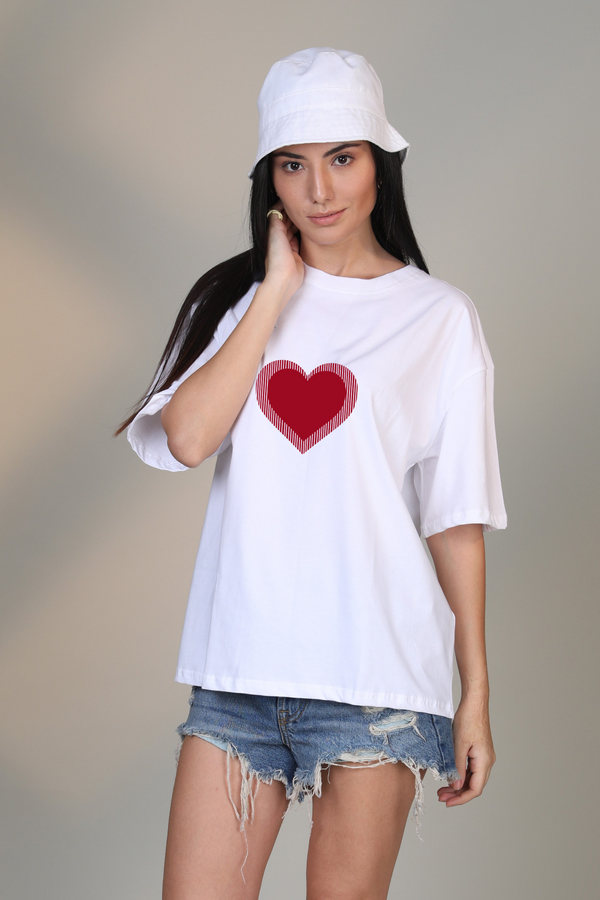 Heart- Oversized T-Shirt