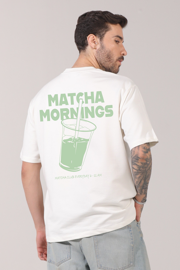 Matcha Mornings- Oversized t-shirt