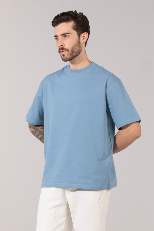 Whisper Blue- Oversized T-Shirt