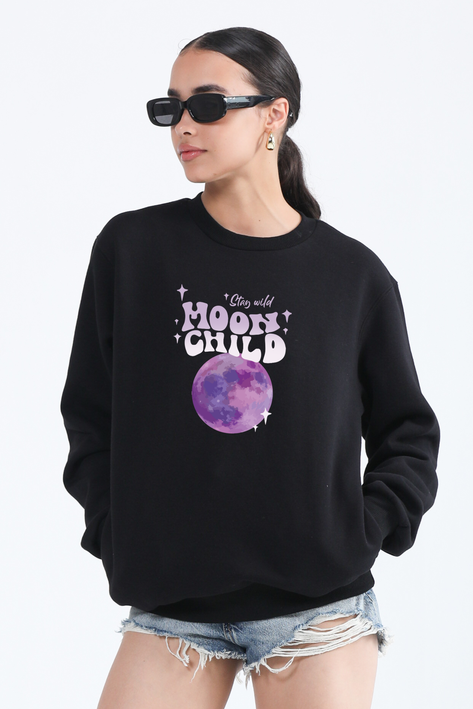 Moon child- Oversized Sweatshirt