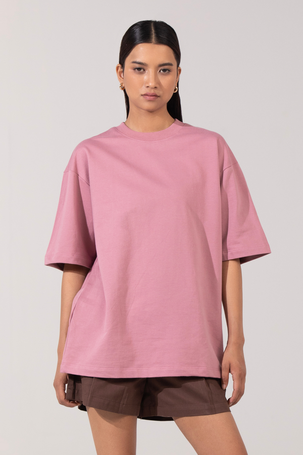 Bloom Pink- Oversized T-Shirt