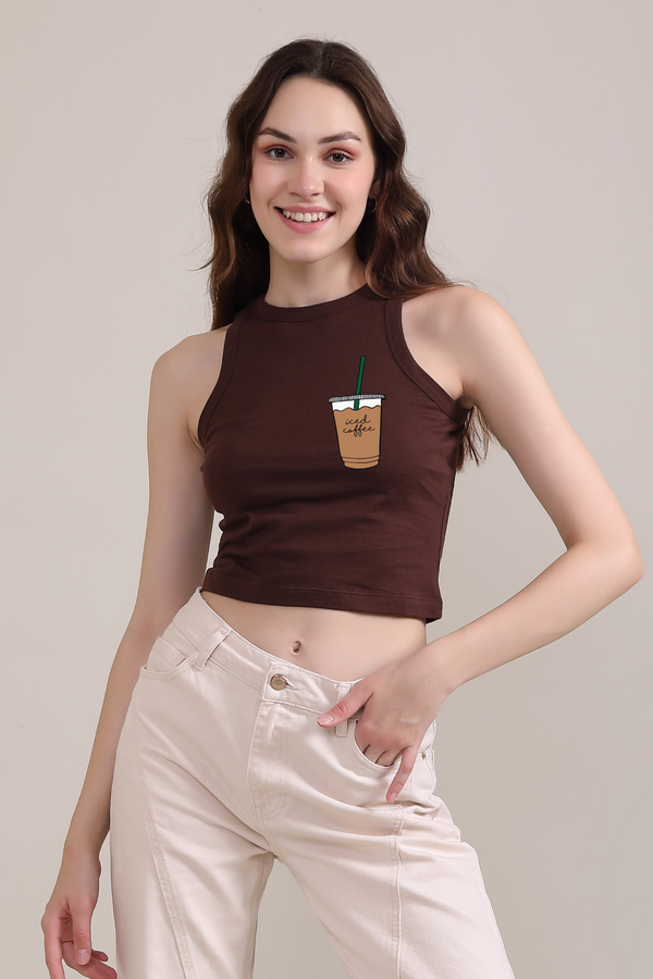 Iced Coffee- Racerback Tank top