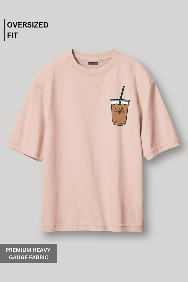 Iced Coffee- Oversized T-shirt