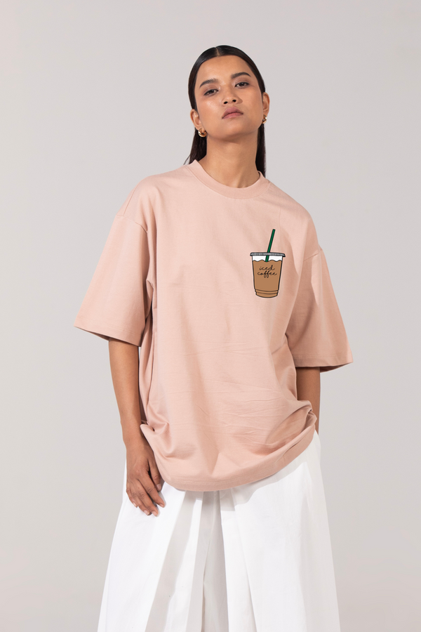 Iced Coffee- Oversized T-shirt