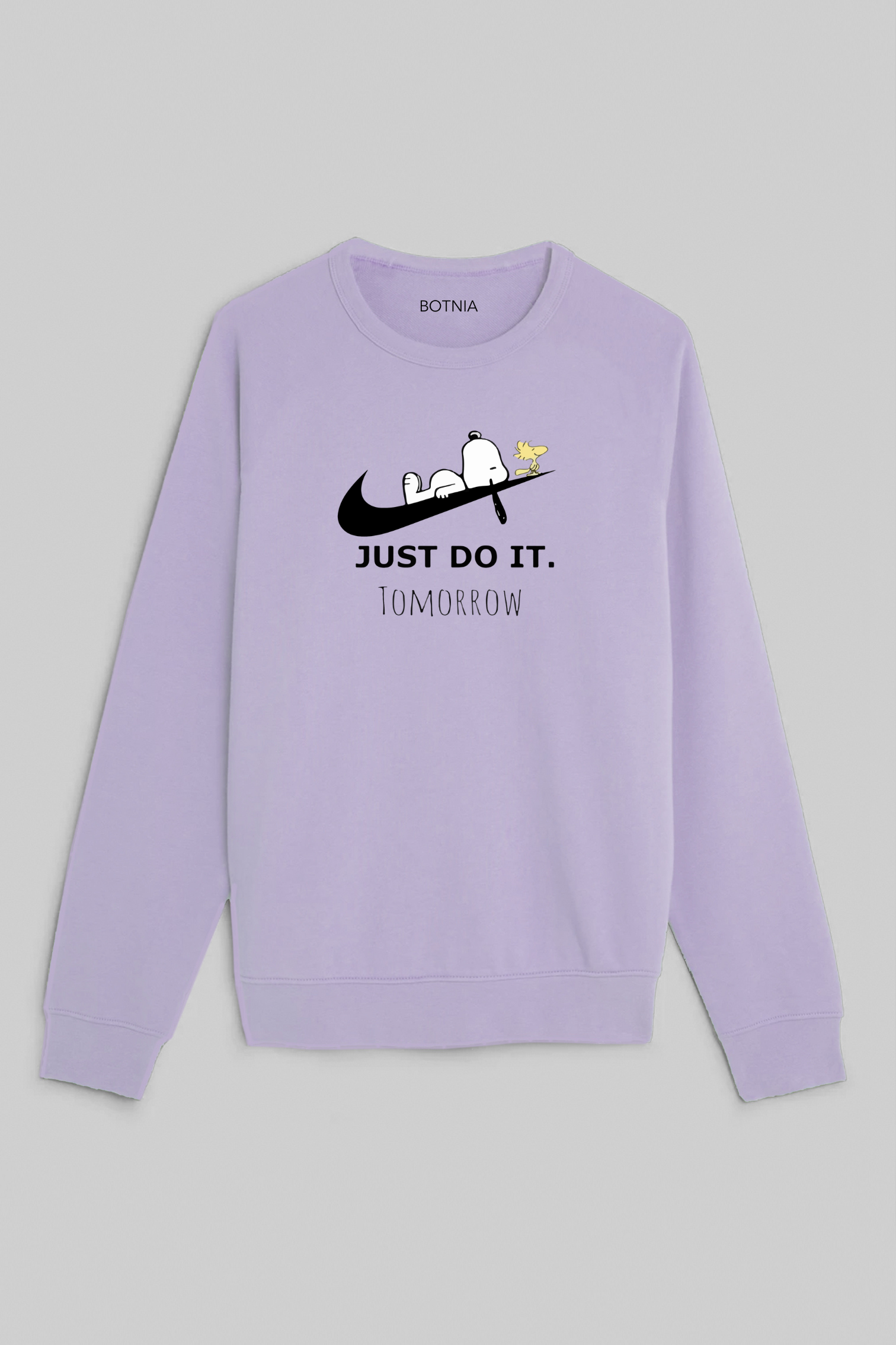 Just Do it. Tomorrow- Oversized Sweatshirt