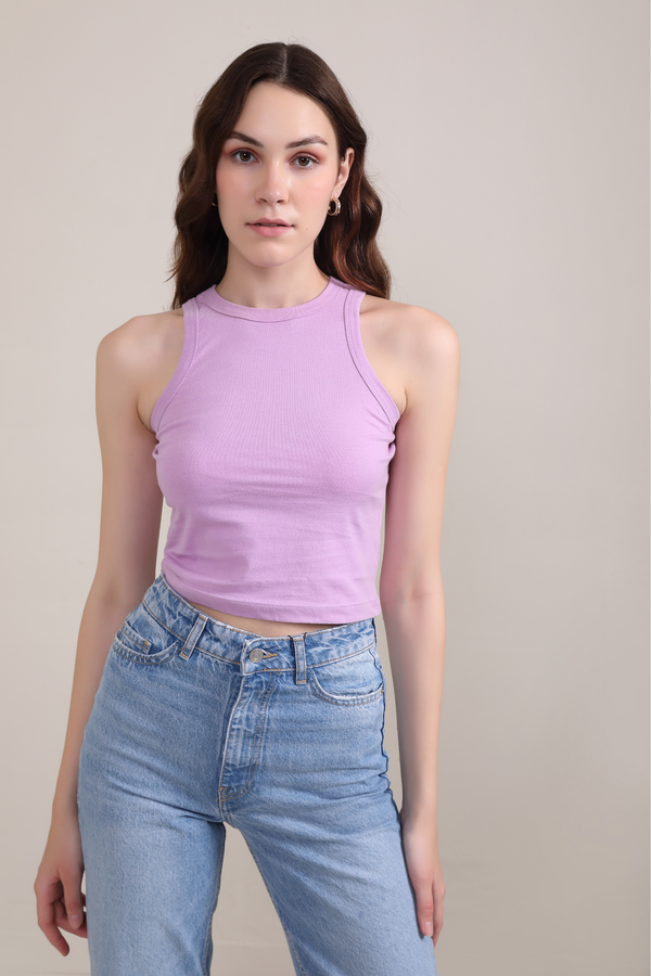 Lavender- Racerback Tank top