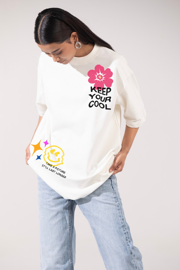 Keep Your Cool- Oversized T-Shirt