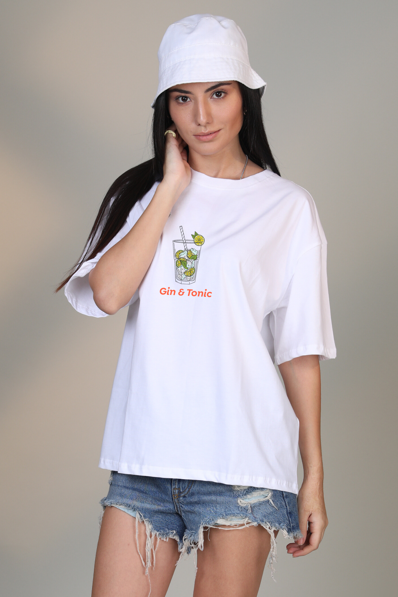 Gin & Tonic- Oversized t-shirt