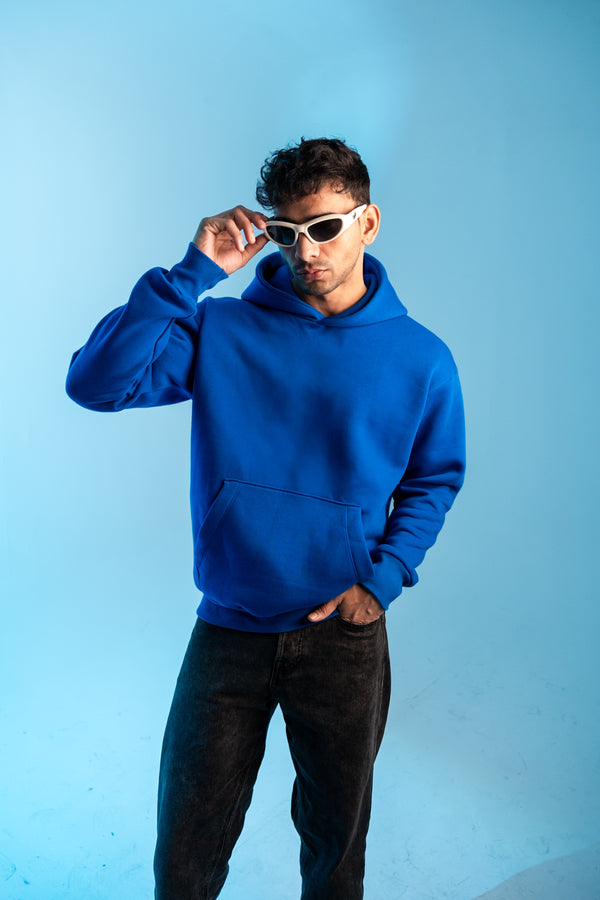 Oversized Hoodie - Cobalt